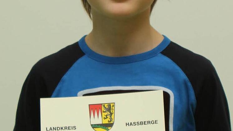 Kreissieger Lukas Ehrlich erreichte insgesamt die höchste Punktzahl.