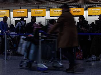 Streik der Lufthansa-Crews - Frankfurt