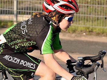 Gilt als großes Triathlon-Talent: der 13-jährige Felix Günther aus Stadtsteinach. Im sächsischen Falkenstein gewann der Schüler einen Duathlon-Wettbewerb. Foto: Karl Heinz Weber