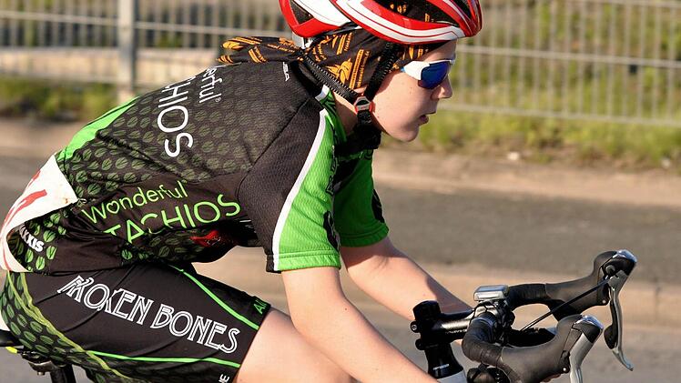 Gilt als großes Triathlon-Talent: der 13-jährige Felix Günther aus Stadtsteinach. Im sächsischen Falkenstein gewann der Schüler einen Duathlon-Wettbewerb. Foto: Karl Heinz Weber