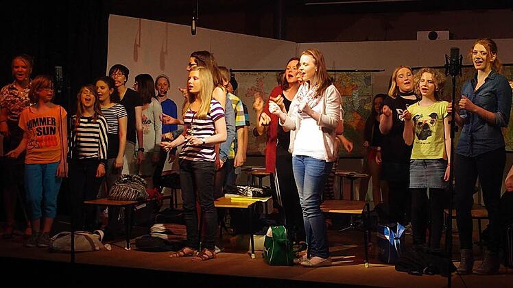Beim Musical "Löwenherz - Leonardo und das magische Amulett" wurde gesungen, gespielt und getanzt, was das Zeug hielt.  Foto: Heike Schülein