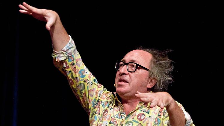 Gestenreich: Urban Priol beim Gastspiel in Coburg