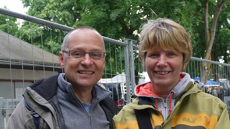Stefan und Marion Martin durften beim Soundcheck dabei sein. Foto: Wuttke