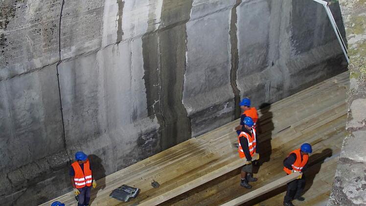 Brückenabbruch in Kronach. Foto: Marco Meißner