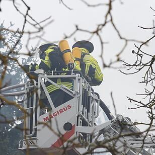 Dachstuhlvollbrand in Zandt bei Lichtenau