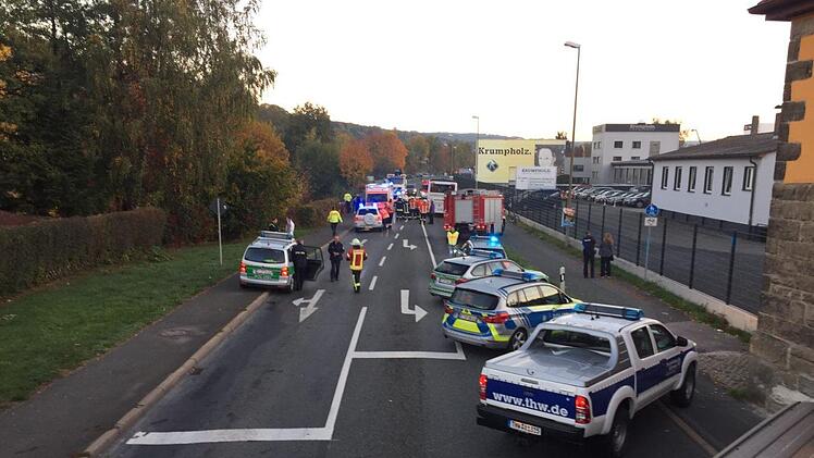 Ein achtjähriges Schulkind wurde in Kronach  bei einem Unfall mit einem Bus schwer verletzt. Foto: Freiwillige Feuerwehr Kronach