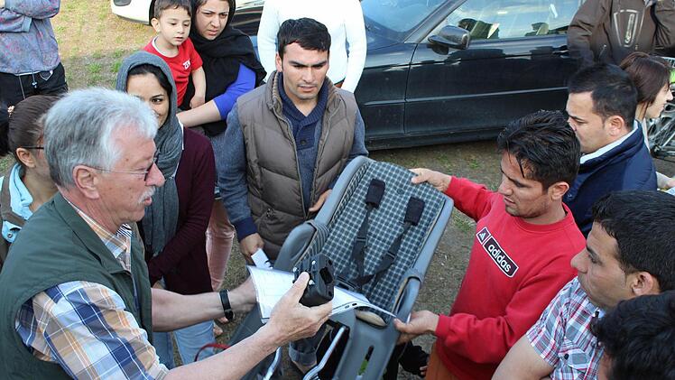 Einen Kindersitz fürs Rad gab es auch dazu
