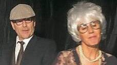 Silke und Andreas Leipold begeisterten mit der fröhlichen Grabrede.