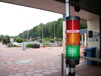 Grünes Licht für das Freibad. Foto: Jürgen Gärtner