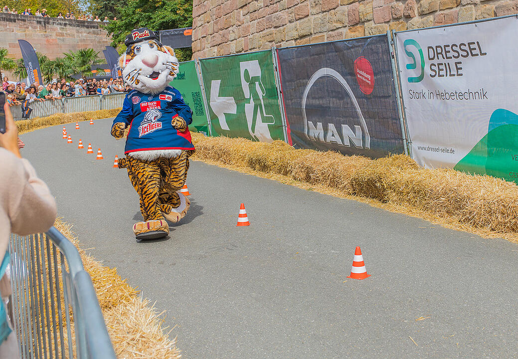 Im N&uuml;rnberger Burggraben vom Tierg&auml;rtnertor zum Hallertor.