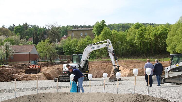 Vorbereitungen für den Spatenstich Thomas Malz