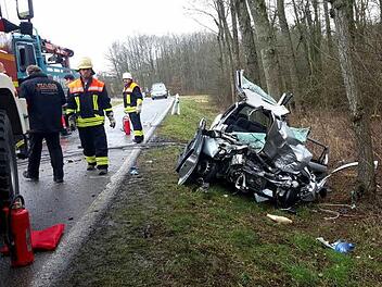 Zwschen Zapfendorf und Sassendorf ist ein Mensch vor Kurzem bei einem Unfall ums Leben gekommen. Foto: News5/Merzbach