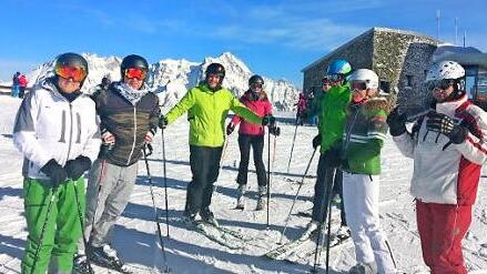Auf der Piste erwartete die Höchstadter Kaiserwetter.