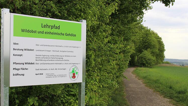 Der bereits bestehende Naherholungsweg wurde durch Pflanzung und Infotafeln zum Lehrpfad.  Foto: Evi Seeger