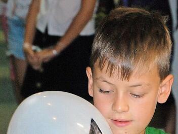 Beim Gruselfest in der Eberner Stadtb&uuml;cherei hatten die Buben und M&auml;dchen viel Spa&szlig;.  Foto: Janina Reuter-Schad