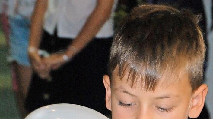 Beim Gruselfest in der Eberner Stadtb&uuml;cherei hatten die Buben und M&auml;dchen viel Spa&szlig;.  Foto: Janina Reuter-Schad