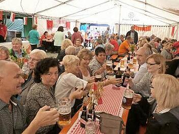 Hoch her ging es beim Schübel-Brauereifest. Foto: privat
