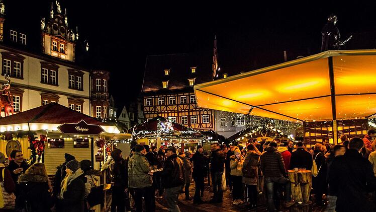 Malerisch: Impressionen vom Coburger WeihnachtsmarktFoto: Jochen Berger
