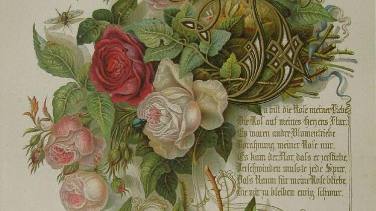 Friedrich Rückert liebte Rosen und verglich sie auch mit seiner Frau.