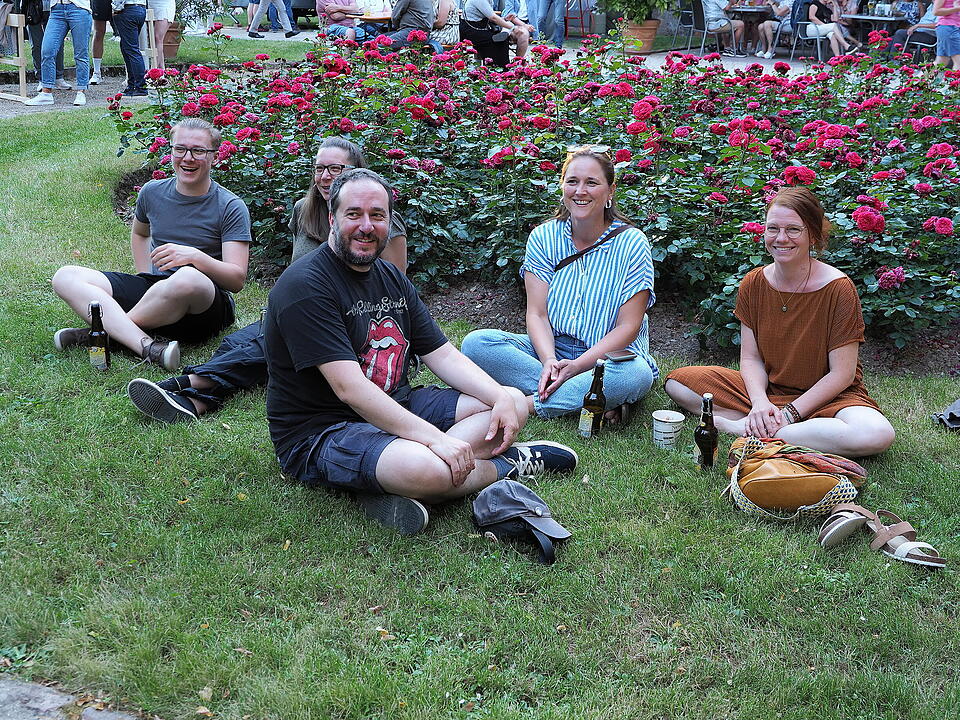 Das Fest fand im Schlosspark statt.