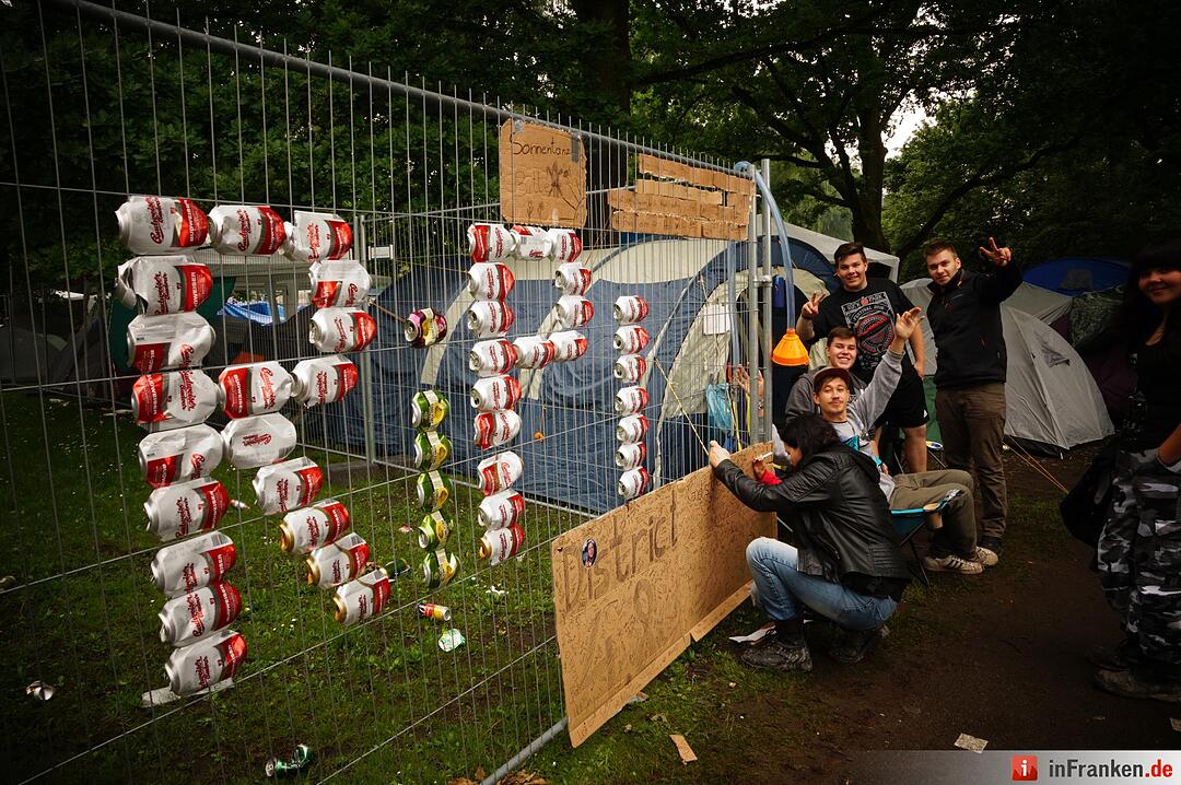 Rock im Park 2016: Besuch auf dem Zeltplatz