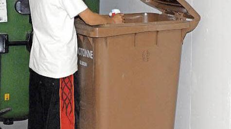 Seit 1. Januar ist die getrennte Entsorgung von  Biomüll eigentlich gesetzlich geregelt. Im Landkreis Kronach gibt es die braune Tonne bislang allerdings noch nicht. Foto: Ronald Rinklef