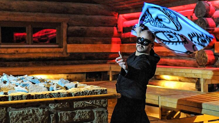 Jürgen Raab bei einer seiner Shows in der Obermain-Therme Foto: promedia