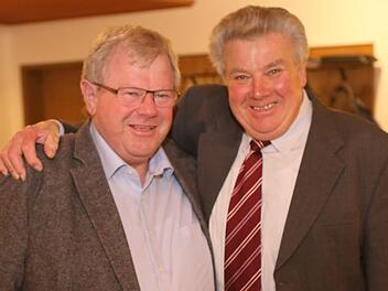 Bürgermeister Konrad Ochs (l.) und Werner Jaensch Foto: Franz Galster