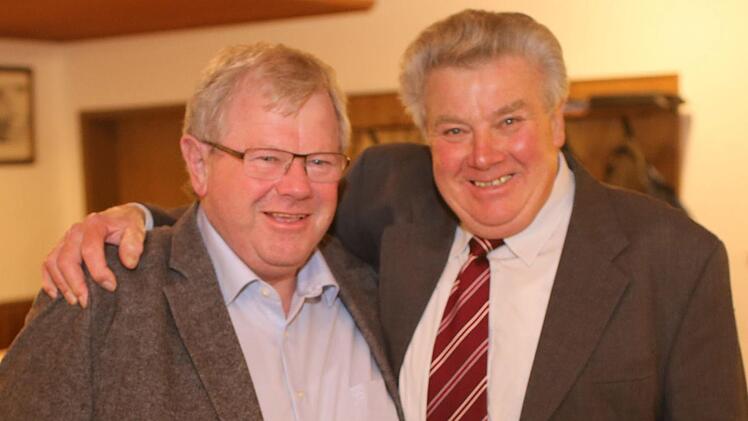 Bürgermeister Konrad Ochs (l.) und Werner Jaensch Foto: Franz Galster