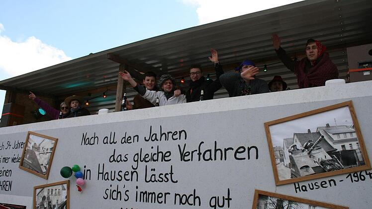 Faschingsumzug in Oehrberg. Foto: Gabriele Sell