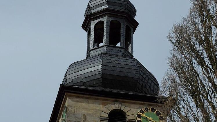 Die Spitze der Kirche in Memmelsdorf ist dem Modell sehr &auml;hnlich.