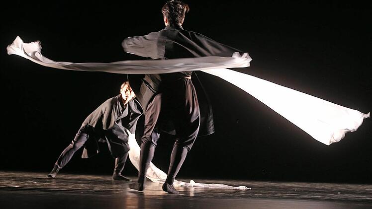 Premiere am Landestheater Coburg: Unter dem Gesamttitel "Secret Affairs" bringen Ballettchef Mark McClain, Ballettmeisterin Tara Yipp und der Tänzer Po-Sheng Yeh (Tanzszene oben aus seinem Werk "Trance") eigene Choreografien zur Uraufführung. Die Ballettfreunde unterstützen das Ensemble. Und sie wollen noch mehr tun. Foto: Henning Rosenbusch