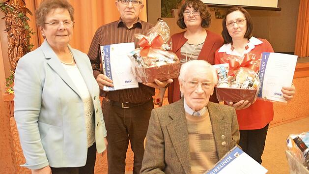 Die geeherten Mitglieder des VdK Forchheim-Mitte Foto: ah