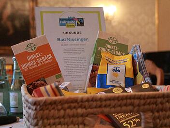 Bad Kissingen darf sich zum zweiten Mal &uuml;ber den Titel als Fairtrade-Town freuen. Foto: Johannes Schlereth