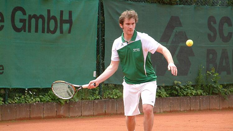 Daniel Gleich holte beim Spiel gegen Froschgrund Einzel- und Doppelpunkte. Foto: Hans Franz