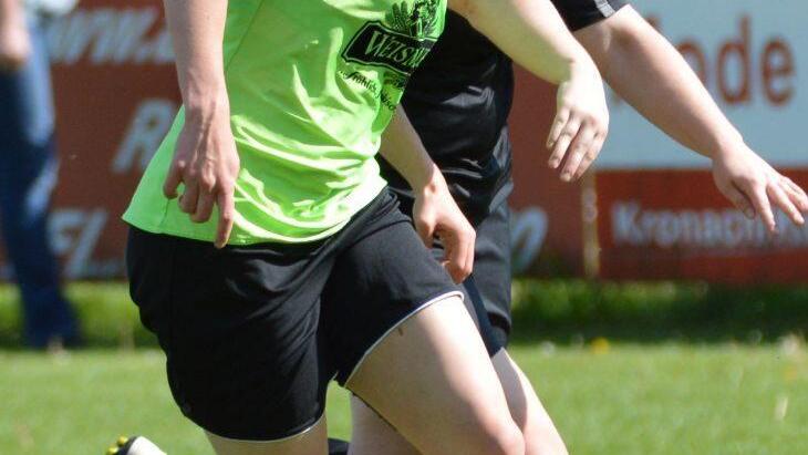 Überragend aufgelegt war Sophie Schmidt von der SG Rothmain/Motschenbach, die alleine vier Treffer erzielte. Foto: Gunther Czepera