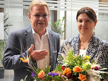 Kronachs scheidender Bürgermeister Wolfgang Beiergrößlein (FW) hatte sich Angela Hofmann als Nachfolgerin gewünscht - und Kronachs Bürger ebenso. Foto: Sandra Hackenberg