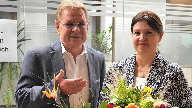 Kronachs scheidender Bürgermeister Wolfgang Beiergrößlein (FW) hatte sich Angela Hofmann als Nachfolgerin gewünscht - und Kronachs Bürger ebenso. Foto: Sandra Hackenberg