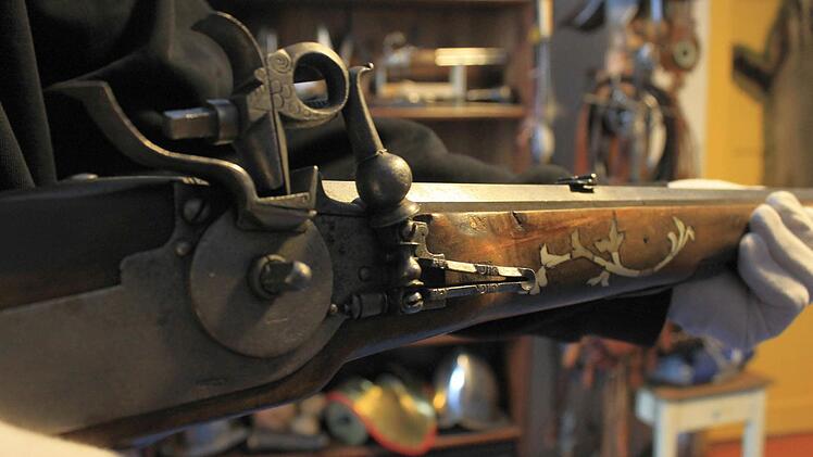 Das Original von Johann Michael Wagner aus Kronach mit einer sogenannten Radschlosszündung Foto: Dominic Buckreus