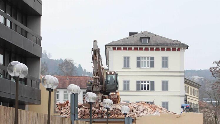 Abriss des Kurhaushotels. Foto: Carmen Schmitt