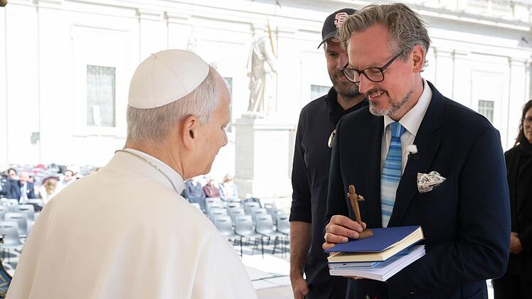 Eckart von Hirschhausen hat den Papst getroffen.