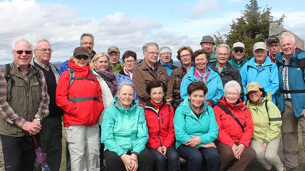 Die Teilnehmer unserer Leserwanderung auf den Sodenberg. Foto: Paul Ziegler