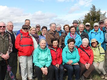 Die Teilnehmer unserer Leserwanderung auf den Sodenberg. Foto: Paul Ziegler