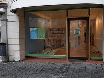 Coburg, Steinweg 21 lautet die Adresse des künftigen Umsonstladens. Foto: Simone Bastian