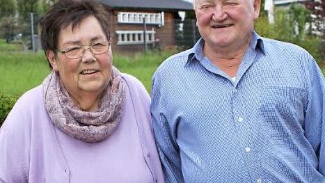 Goldene Hochzeiter waren am gestrigen Freitag in Weisbrunn Renate und Johann Pflaum. Sie sind seit 50 Jahren verheiratet.  Foto: Günther Geiling