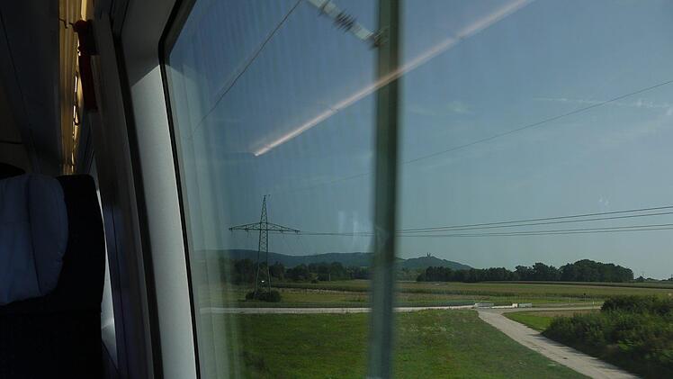 Da rauscht gerade Kloster Banz vorbei. Foto: Berthold Köhler