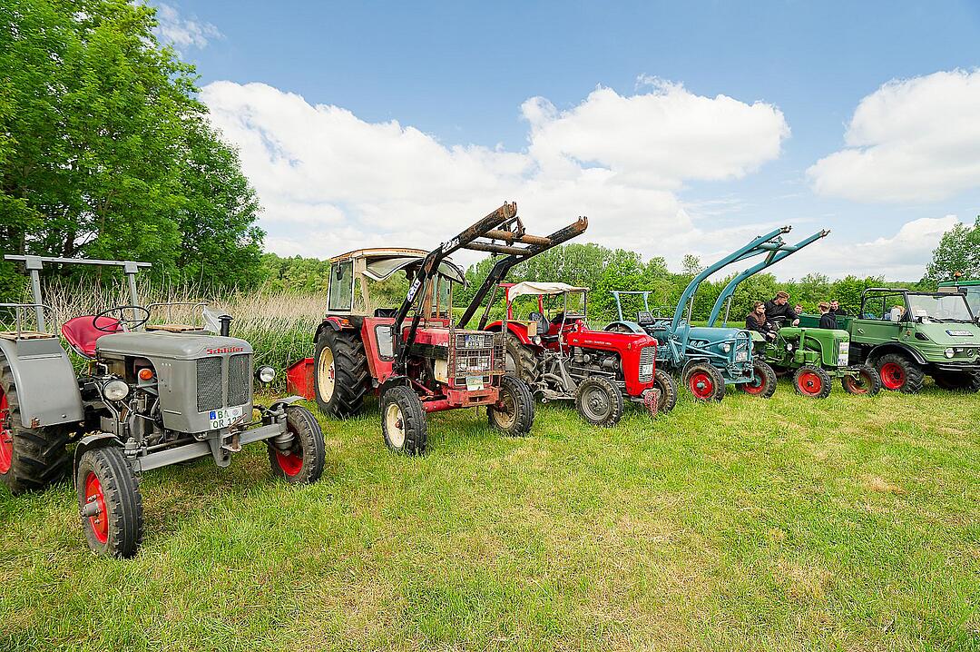 Es kamen viele Oldtimerfreunde.