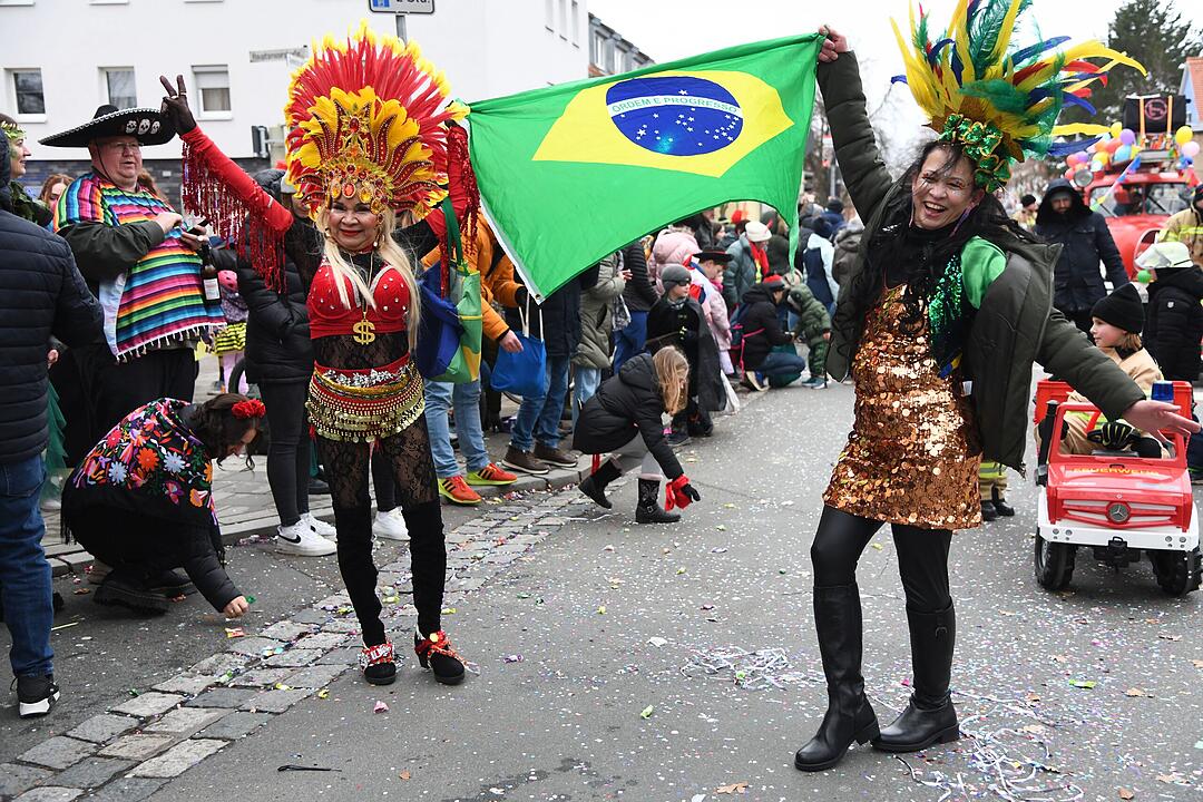 Faschingstreiben in der Gartenstadt.