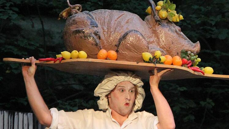 Es wird aufgetischt ...