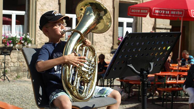 Timo Greubel am Tenorhorn.